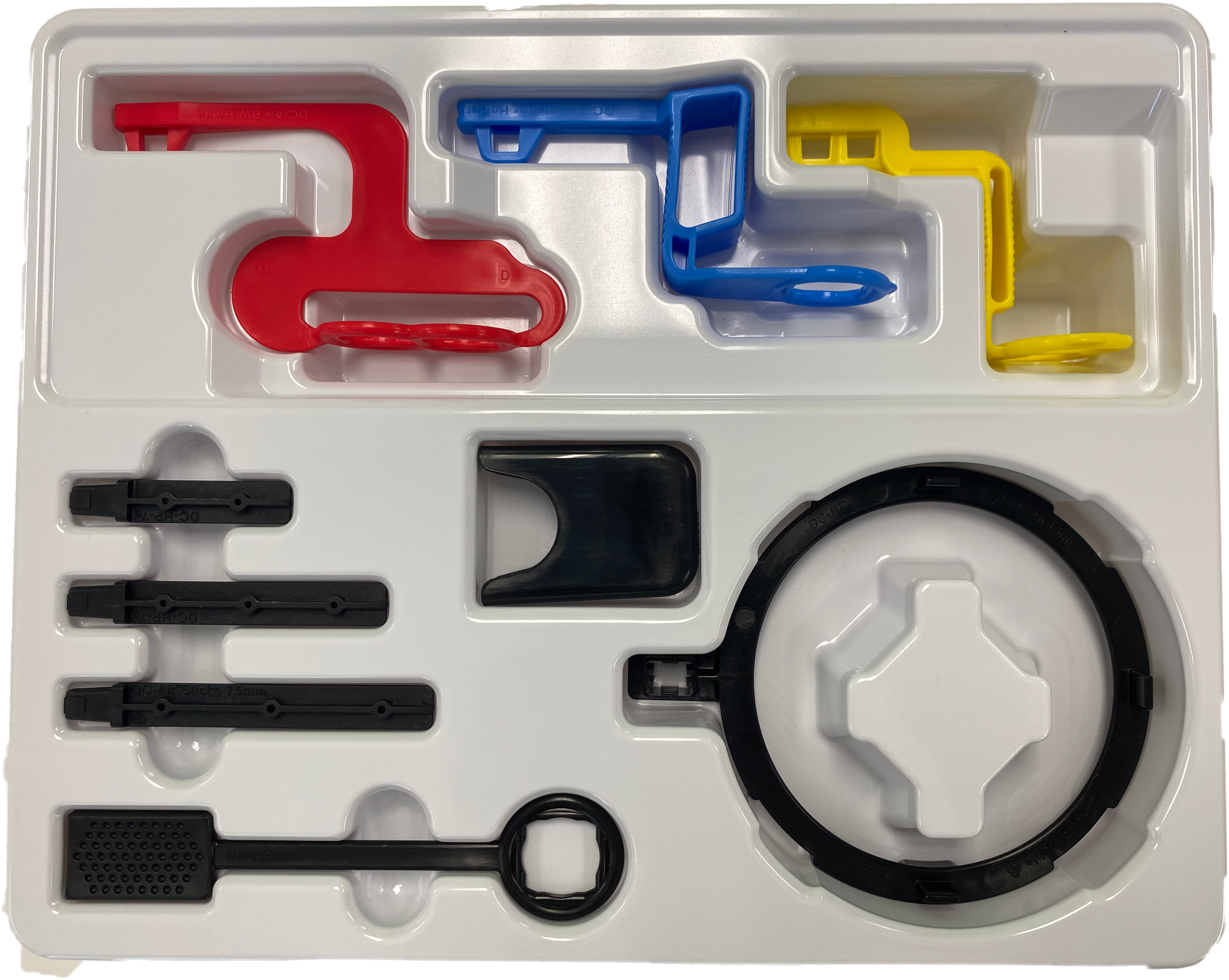 The complete Zero Profile holder set with positioning rings