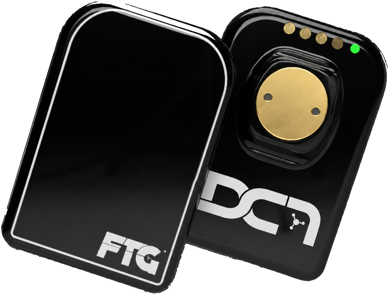 Front and back of the DC-Air wireless intraoral sensor