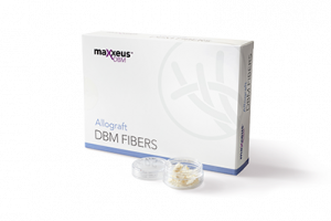 Maxxeus DBM Fibers — Maxxeus dental biologics product