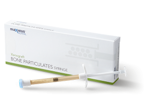 Xenograft Particulate (Syringes) — Maxxeus dental biologics product