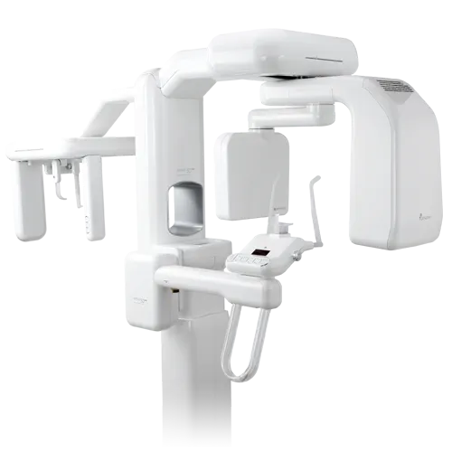 Product photo of the Genoray Papaya 3D Plus panoramic/CBCT unit (framed manufacturer image)